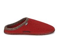 Giesswein Pantoufles Dannheim Cerise 45 - Chaussons Chauds en Feutre pour Hommes et Femmes, Mules antidérapantes, Chaussons en Laine Unisexes