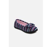 Chaussons Isotoner Ballerine ergonomique EVERYWEAR - velours bio - grand nœud pour Femme 37 Multicolore