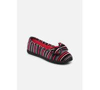 Chaussons Isotoner Ballerine Ergonomique EveryWear Velours Bio pour Femme 37 Multicolore
