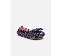 Chaussons Isotoner Ballerine Velours - Grand Nœud W pour 35 - 36 Multicolore