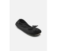 Chaussons Isotoner Ballerines en microvelours nœud précieux W pour Femme 37 Noir