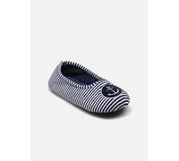Chaussons Isotoner Ballerines en velours pour Enfant 35 - 36 Bleu