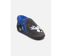 Chaussons Isotoner Bottillons zip en micro-éponge M pour Enfant 20 Gris
