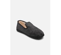 Isotoner Chaussons pantoufles Charentaises homme ultra confortables et chauds, technologie everywear, 44 EU, gris