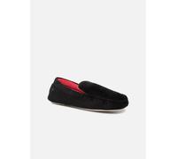 Chaussons Isotoner Mocassin Velours Bio - Semelle Peau M pour Homme 40 Noir