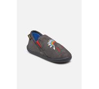 Chaussons Isotoner Mocassins - suédine pour Enfant 28 Gris