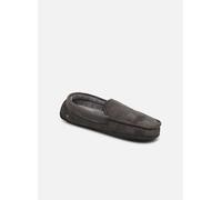 Chaussons Isotoner Mocassins - Velours Ultra Doux - Semelle Gomme M pour Homme 40 Gris