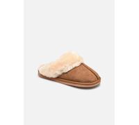Isotoner Chaussons pantoufles Mules femme cuir fourré chaud 36