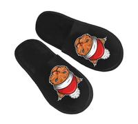 Chaussons Joyeux Noël Chat Épais Pantoufles Antidérapantes Chaussons Maison Pour Chambre D'Intérieur De Camping L