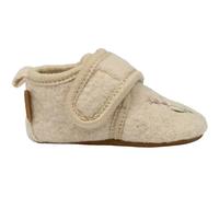 Chaussons laine brodÃ© bÃ©bÃ© Mikk-Line Beige 2/3 ans