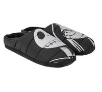 Chaussons L'Étrange Noël de Monsieur Jack pour Adultes, Adolescents, Femmes et Hommes, Mules à Enfiler Jack Skellington Sally