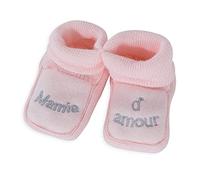 Chaussons mamie d'amour - Coloris aléatoire - Trois kilos sept