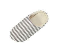 Chaussons ménagers antidérapants pour homme et femme - Pantoufles d'hiver chaudes et moelleuses - Pantoufles confortables - Pantoufles plates en feutre - Unisexe, café, 36/37 EU