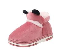 Chaussons Montants Fourrés Bottines Femme, 2025 Nouveau Bottines Femme Chic Et Confortable, Bottine avec Oreilles Botte Original Chaussure Plates Chaussures Automne Hiver Chaud Bottes