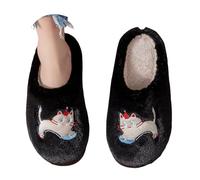 Chaussons Mousse Homme Femme Confort Doudou pour l'Intérieur Modèles Drôles et Tendances pour l'hiver Cadeau Parfait pour Les Fêtes de Noël et Saint-Valentin