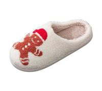 Chaussons Mousse Homme Femme Confort Doudou pour l'Intérieur Modèles Drôles et Tendances pour l'hiver Cadeau Parfait pour Les Fêtes de Noël et Saint-Valentin