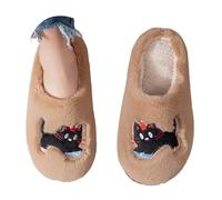 Chaussons Mousse Homme Femme Confort Doudou pour l'Intérieur Modèles Drôles et Tendances pour l'hiver Cadeau Parfait pour Les Fêtes de Noël et Saint-Valentin