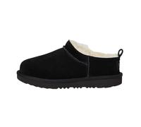 Chaussons Mules Enfant En Daim Noir, Beige 36