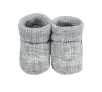 Chaussons naissance - Message Maman d'Amour 0-1 mois