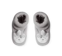 Chaussons naissance - petit lapin gris NAISSANCE(45/50)