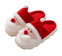 Chaussons Noël Pantoufle Femme Confortable Pantufas Hiver Pantoufles Noel Chausson De Slippers Polaire Fantaisie Peluche Chaud Grinch Chauds Charentaise Homme Adulte Des Chaude Couple Assorti Confort