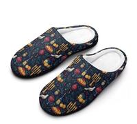 Chaussons Nourriture Abondante Et Colombe Pantoufles De Maison Pour | Slippers hotel Douillets Doux Chaussons Invités pour Intérieur Voyage Maman