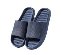 Chaussons Nuage Pantoufles d'été for femmes, tongs, chaussures d'intérieur silencieuses, semelles souples EVA, diapositives nuage, sandales décontractées antidérapantes for couple(Deep blue,40-41)