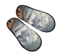 Chaussons Nuages Au Sommet Des Montagnes Doux Pantoufles Confortable Slippers Pour Outdoor Automne Unisex M
