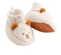 Sauthon Chaussons bébé Orsino en sherpa ourson Beige 0/6M (50/67)