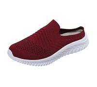 Chaussons orthopédiques pour femme, chaussures de marche, bout fermé, avec support pour arc, chaussons en maille anatomiques, antidérapants, confortables, respirants, d'été, décontractés, à la mode