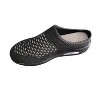 Chaussons orthopédiques pour femmes d'été, chaussures orthopédiques pour femmes avec coussin d'air, slip on doux et confortable, pantoufles en maille antidérapantes, respirantes, bout fermé