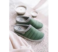 Chaussons ouverts pour femme en feutre avec semelle compensée | ALINS 41