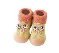 Chaussons pieds nus pour bébé - Douces - Chaussons pour bébé de 12 à 18 mois - Chaussons de gymnastique - Chaussons d'éveil - Chaussons pour nouveau-né - Chaussures d'apprentissage - Chaussons