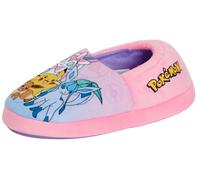 Chaussons Pokémon Pikachu Evoli à enfiler en polaire pour filles, multicolore, 32 EU