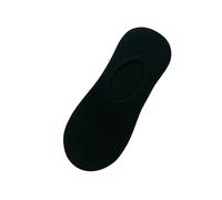 Chaussons pour homme Chaussettes invisibles pour doublure en coton Chaussettes sans chaussettes avec languette en gel Chaussettes pour homme Extra Large, Noir , Taille unique