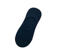 Chaussons pour homme Chaussettes invisibles pour doublure en coton Chaussettes sans chaussettes avec languette en gel Chaussettes pour homme Extra Large, bleu marine, Taille unique
