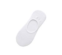 Chaussons pour homme Chaussettes invisibles pour doublure en coton Chaussettes sans chaussettes avec languette en gel Chaussettes pour homme Extra Large, blanc, Taille unique