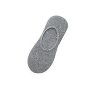 Chaussons pour homme Chaussettes invisibles pour doublure en coton Chaussettes sans chaussettes avec languette en gel Chaussettes pour homme Extra Large, gris, Taille unique