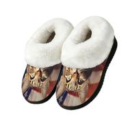 Chaussons pour intérieur et extérieur Motif drapeau américain 4 juillet, multicolore, 41/42 EU