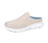 Chaussons pour semelles fermées Printemps Été Sabots orthopédiques légers avec semelle intérieure Chaussures d'été Pantoufles respirantes confortables Talon compensé de ville Chaud Amusant Pantoufles