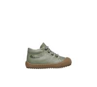 Chaussons premiers pas doublés en laine racoon sage- 20