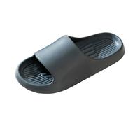 Chaussons respirants semelles plates et bout ouvert. Chaussons semelles souples qui ressemblent des pantoufles d'intérieur simples et légères. Sandales Bout Ouvert Pour Habillées (Dark Gray, 50)