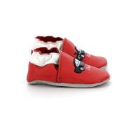 Chaussons - Robeez - Classicar - Rouge - Cuir - Confort optimal 19/20