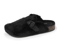 Isotoner Chaussons pantoufles Sabots femme semelle anatomique confort, 39 EU, noir