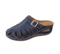 Chaussons Sandales d'été décontractées à Enfiler avec Bride de Cheville Ajustable pour Un Confort Optimal à l'intérieur comme l'extérieur