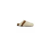 SHEPHERD Pantoufle 'Roma' crème / marron, Taille 36