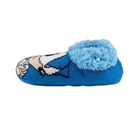Chaussons Sonic - Couleur Bleue et Blanche - Taille 32 à 35 - Chaussons pour Enfants Style Chaussette - Semelle Souple - en Polyester - Produit Original Conçu en Espagne