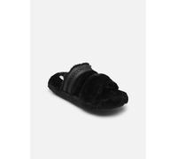 Chaussons Tommy Hilfiger HILFIGER FUR SLIPPER pour Femme 41 1/2 Noir