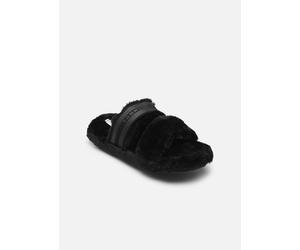 Chaussons Tommy Hilfiger HILFIGER FUR SLIPPER pour Femme 41 1/2 Noir