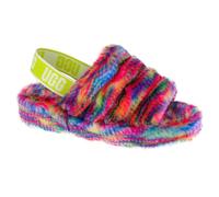 Chaussons UGG Fluff Yeah Pixelate 1125007-WHT pour Femme - Confortables et doux avec semelle en caoutchouc 38